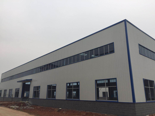 湖南河西走廊茶业有限公司生产设备存放库钢结构工程